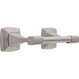 Portwood Wall Mount Pivot Arm Toilet Paper Holder Bath Hardware Accessory in Brushed Nickel