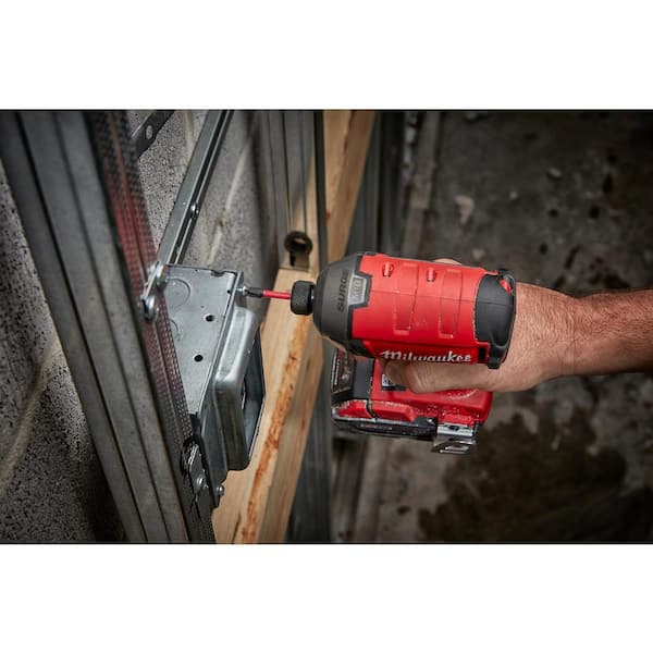 Milwaukee - M18 FUEL SURGE 18V Lithium-Ion Brushless Cordless 1/4 in. Hex Impact Driver Compact Kit w/(2) 2.0Ah Batteries, Case