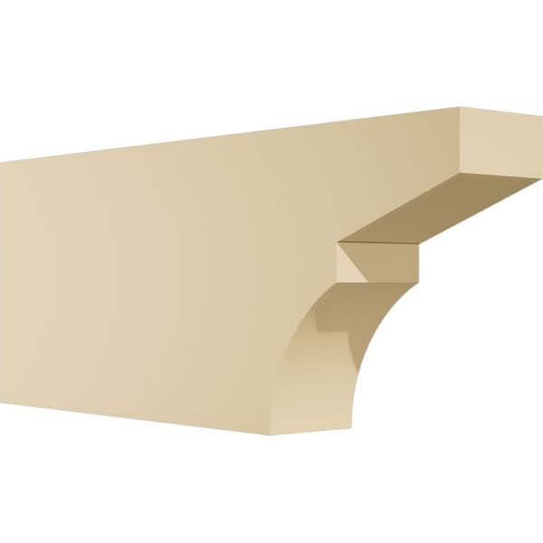 Ekena Millwork Standard Monterey 3 in. W x 8 in. H x 20 in. D Signature Urethane Rafter Tail Outlooker