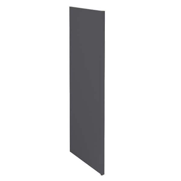 Home Decorators Collection Washington Franklin Hargrove 1.5 in. W x 24 in. D x 84 in. H in Valiant Onyx Refrigerator End Panel