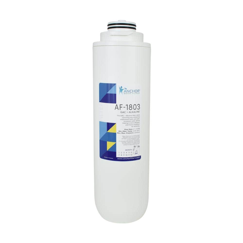 Post Carbon GAC + Alkaline Mineral Replacement Filter for Anchor EcoFlo Plus Tankless 800 GPD Reverse Osmosis System price history on PriceWatchPro