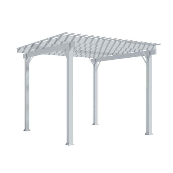 12 ft. x 12 ft. White Aluminum Classic Pergola