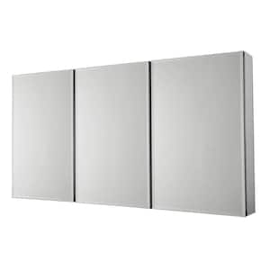36 in. W x 31 in. H Rectangular Aluminum Medicine Cabinet with Mirror