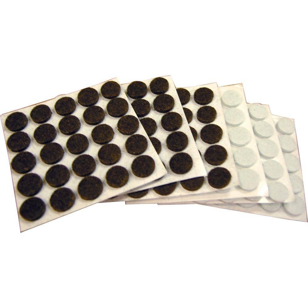 Everbilt 3/8 in. Self-Adhesive Felt Pads (150 per Pack) 49884
