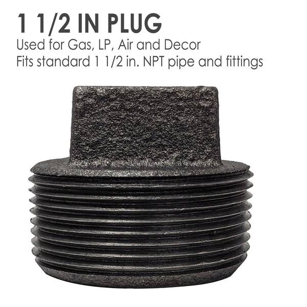 Terex 1/2-14 NPT Wax Filled Pressure Relief Plug – Iron Vent Pop Off For Pipes