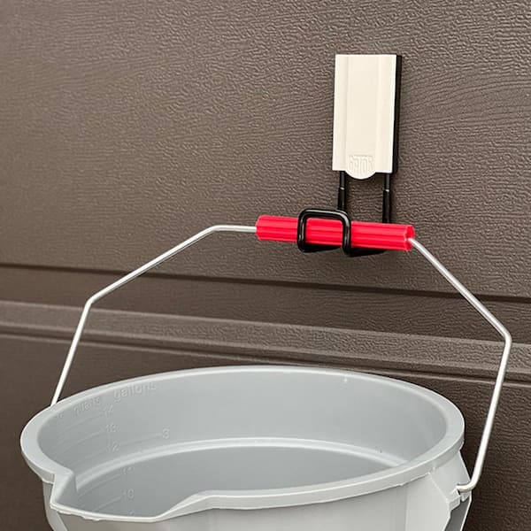 2.5 in. White Closed Hook