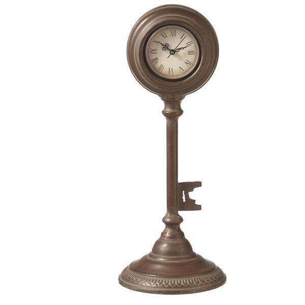 Filament Design Sundry 15.5 in. x 6.25 in. Key Desk Clock-DISCONTINUED