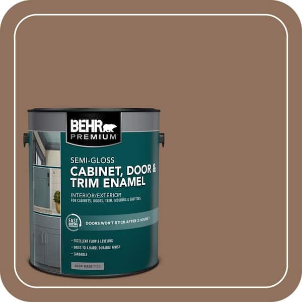 BEHR PREMIUM 1 gal. #N240-6 Wild Mustang Semi-Gloss Enamel