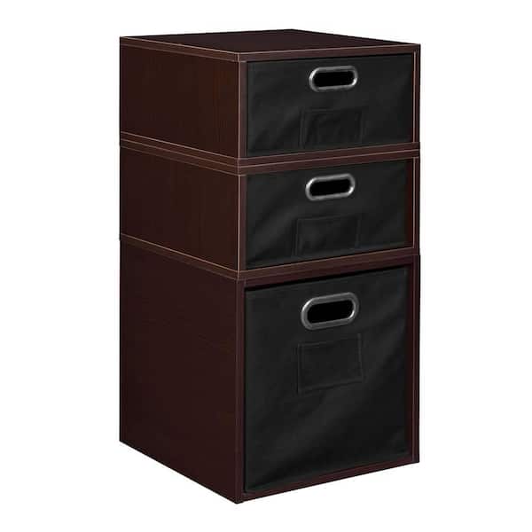 Regency 26 in. H x 13 in. W x 13 in. D Brown Wood 3-Cube Organizer