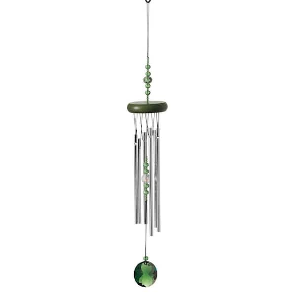 WOODSTOCK CHIMES Signature Collection Crystal Chime 20 in. Emerald