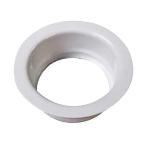 4-1/4 in. Standard Kitchen Sink Garbage Disposal Flange, White