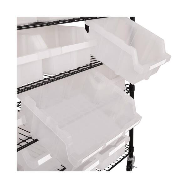 Seville Classics 7-Tier Commercial NSF Certified 21-Bin Rack 