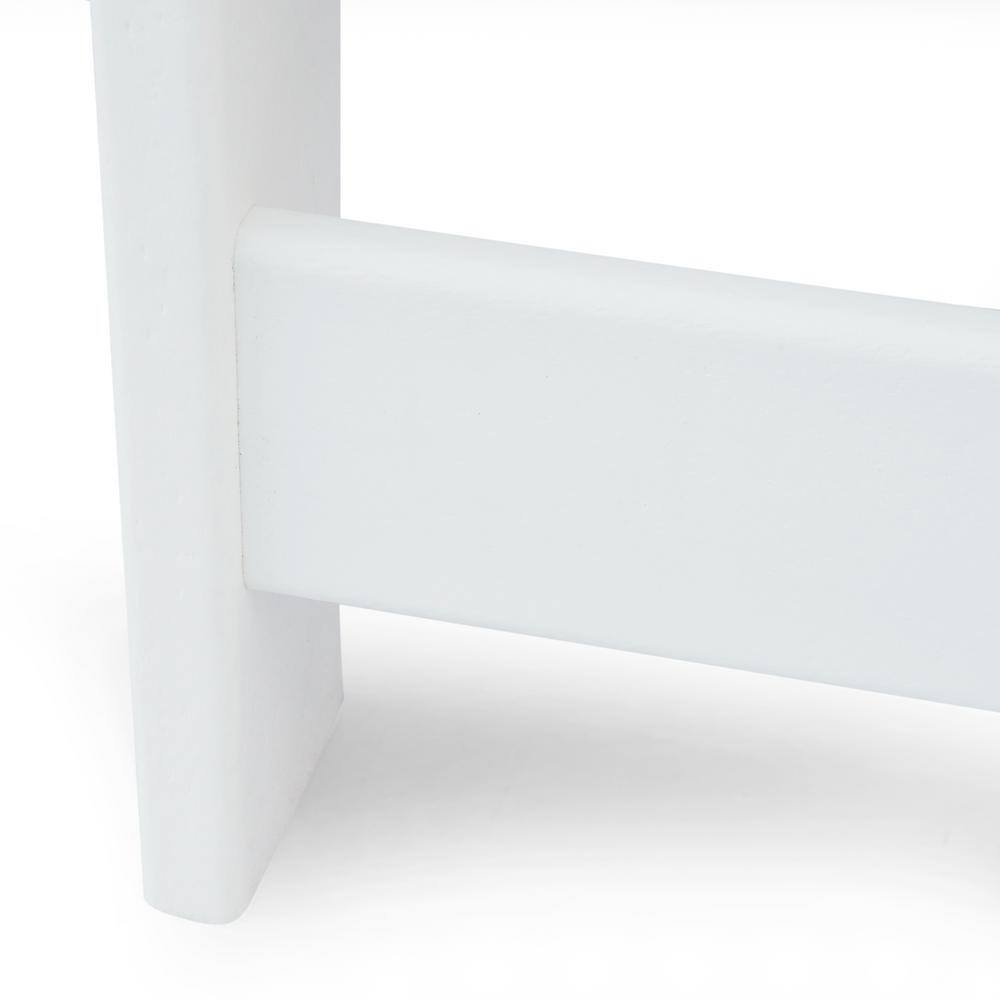 Robbyn Modern White Resin Adirondack Outdoor Chair