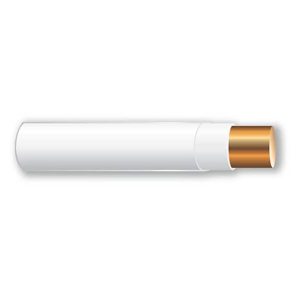 100 ft. 12 Gauge White Solid Copper THHN Wire