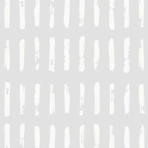 Brush Strokes Grey Beige Peel and Stick Vinyl Wallpaper