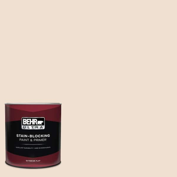 BEHR ULTRA 1 qt. #ICC-32 Naturale Flat Exterior Paint & Primer