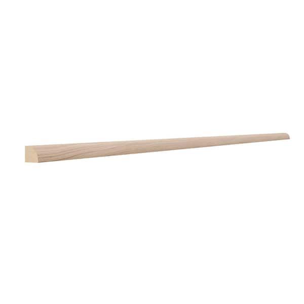 Hampton Bay Sinclair 91.5 in. W x 0.19 in. D x 0.75 in. H Shoe Trim in Shaker Light Oak