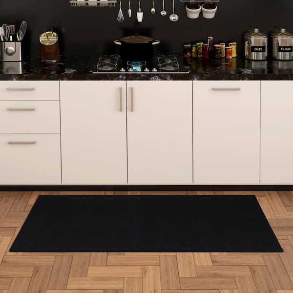 3D Black Cat Kitchen Floor Rug Non-slip Modern Carpet For Living Room  Bedroom Hallway Entryway Runner Rug Bathroom Rugs  Mats(Color:Black,Grey,Brown)