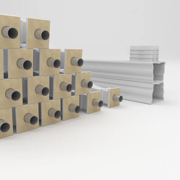 Ekena Millwork FiberThane Arcadian Fiberglass Deck Rail Kit