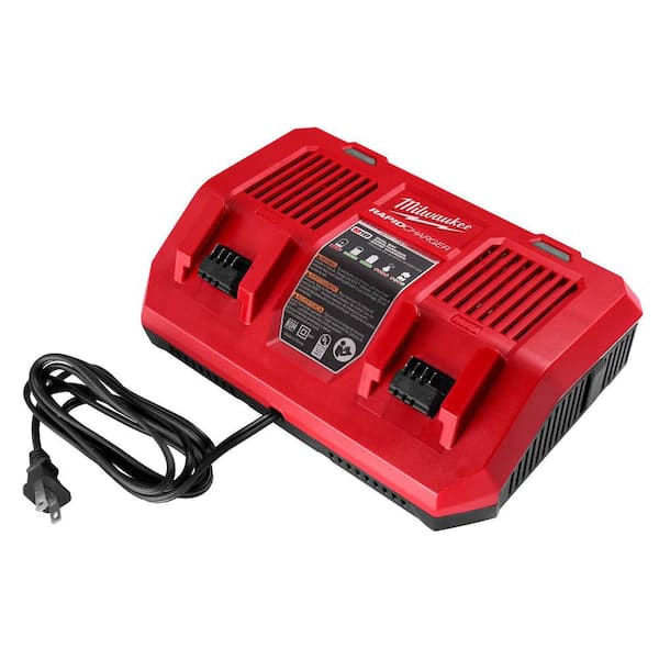 Milwaukee M18 18-Volt Lithium-Ion Dual Bay Rapid Battery Charger 48-59-1802