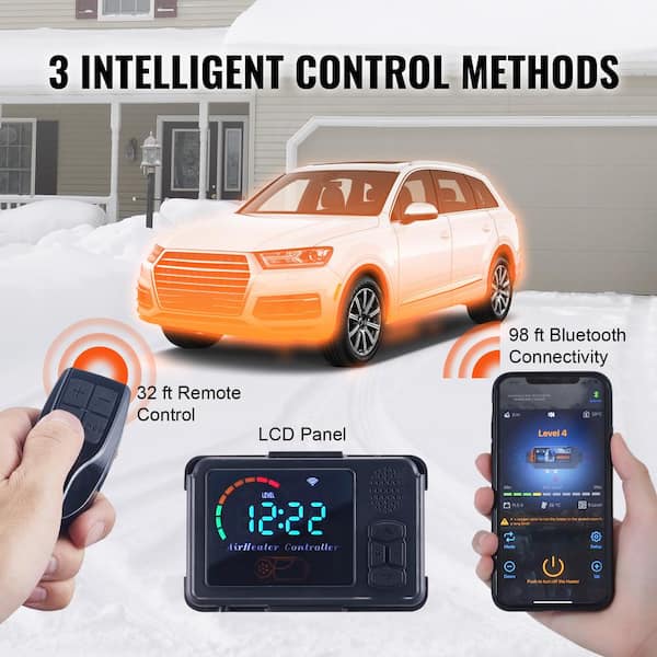 Buy Diesel Heater 5KW LCD Bluetooth® Mobile APP 12V For Lorry
