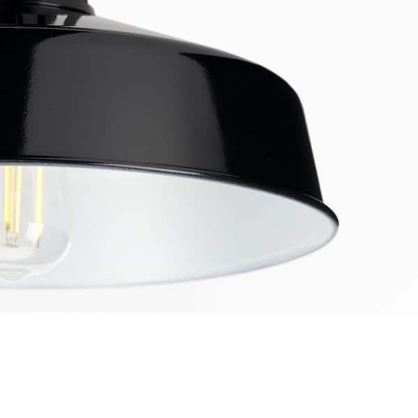 Progress Lighting Perry Court 1-Light Gloss Black Outdoor