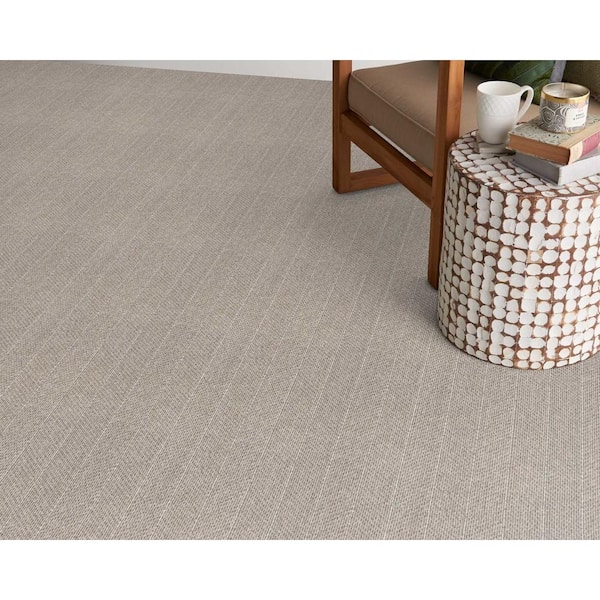 Anuncio alquitrán Lechuguilla Natural Harmony Forsooth - Color Quartz Pattern Gray Carpet-290434 - The  Home Depot