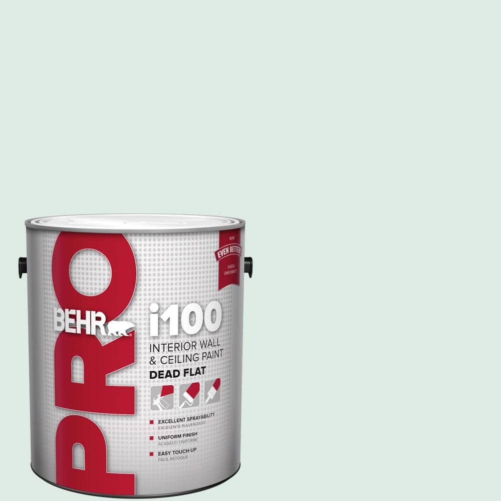 BEHR PRO 1 gal. M4301 Snowbound Dead Flat Interior Paint PR10501 The Home Depot