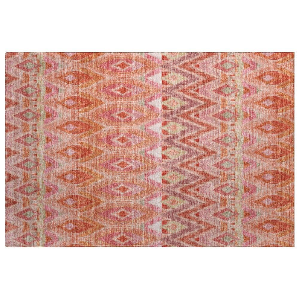 Dream Shag Premium Machine Washable Abstract ADS617 Pink 2 ft. x 3 ft. Accent Rug price history on PriceWatchPro
