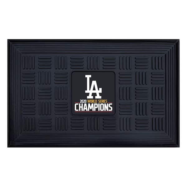 FANMATS Los Angeles Dodgers 2020 World Series Champions Heavy Duty Door Mat - 19.5in. x 31in.