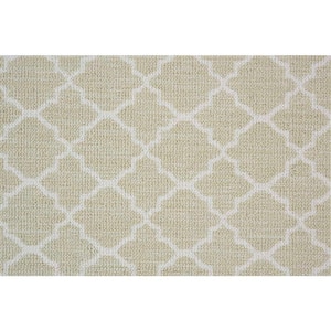 Verandah - Spring - Beige 13.2 ft. 36 oz. Polyester Pattern Installed Carpet