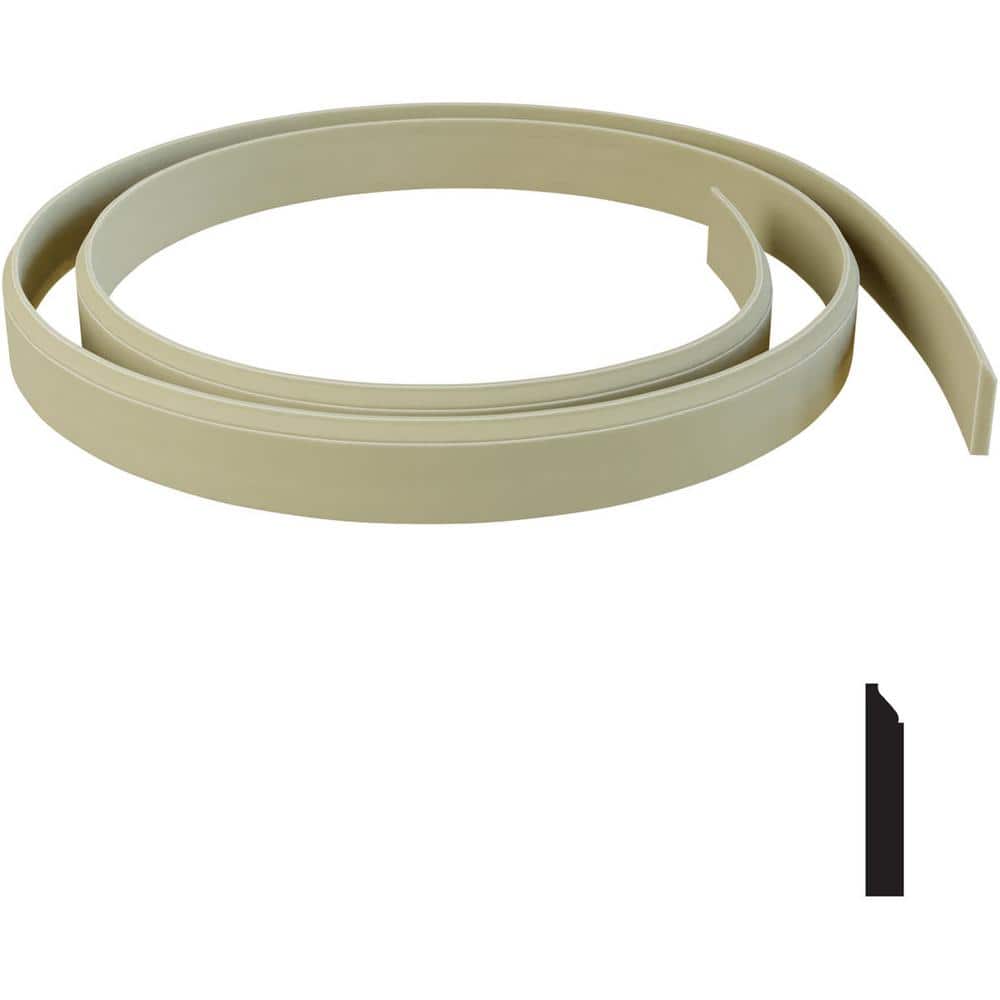 144" Beige Resin Flexible Baseboard Moulding