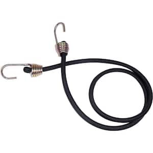 Keeper 06280 48" Marine Twin Anchor Bungee Cord with Stainless Steel Hook 