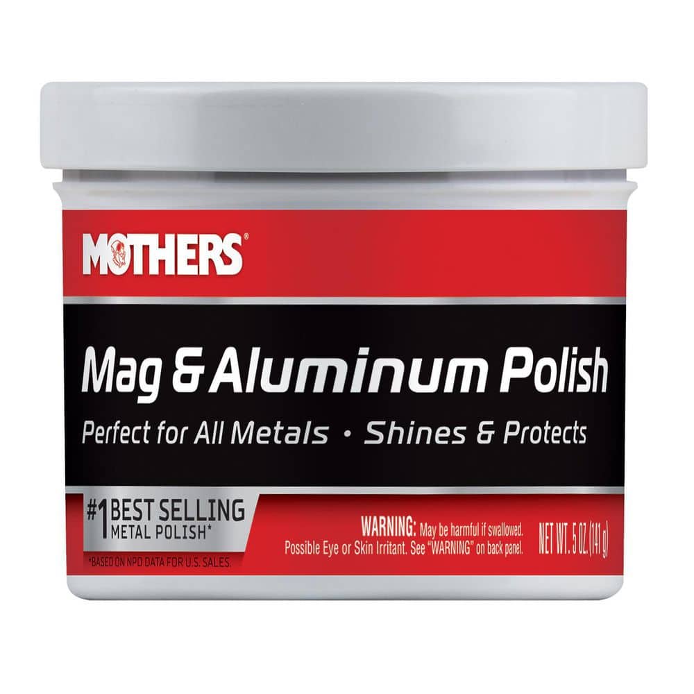 MOTHERS 05102 Mag & Aluminum Polish - Shines & Protects - Brass