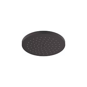 Raindance S 1-Spray Patterns with 1.75 GPM 7 in. Wall Mount Fixed Shower Head in Matte Black