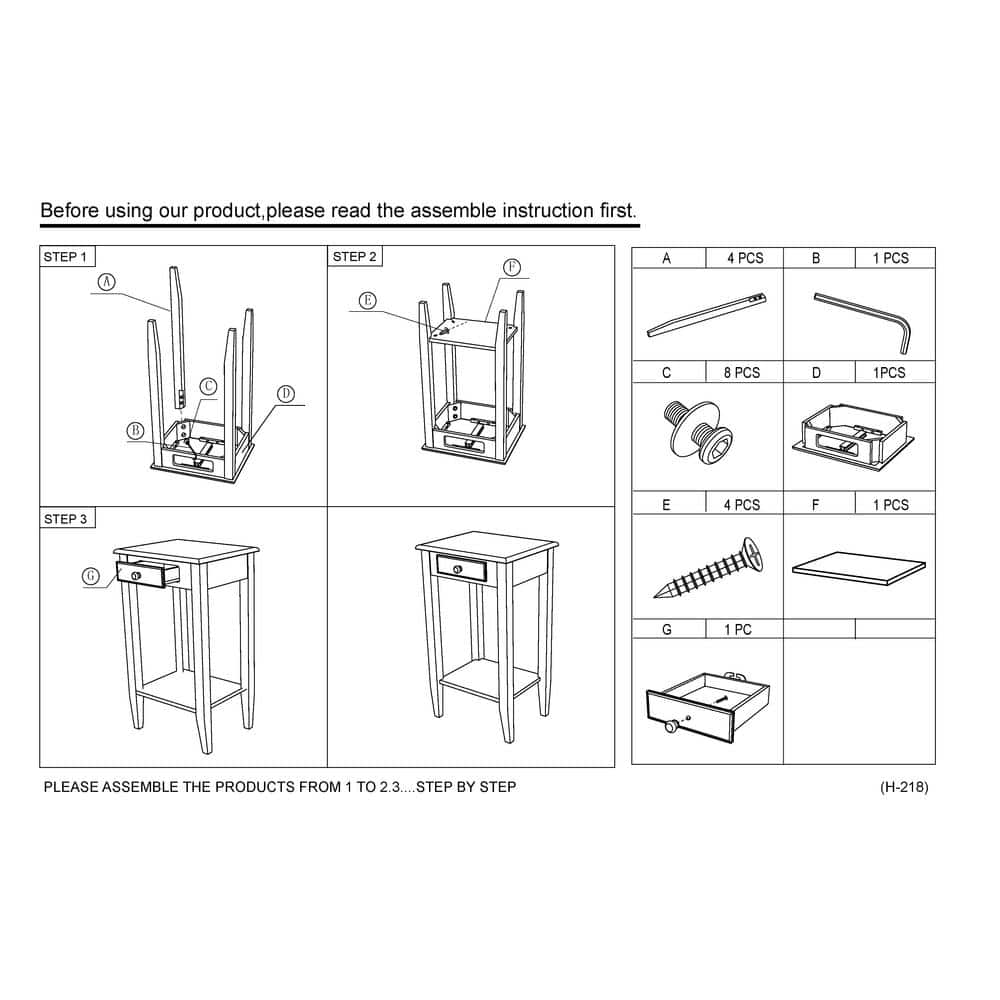 Regalia Cherry Storage End Table - thumbnail 5