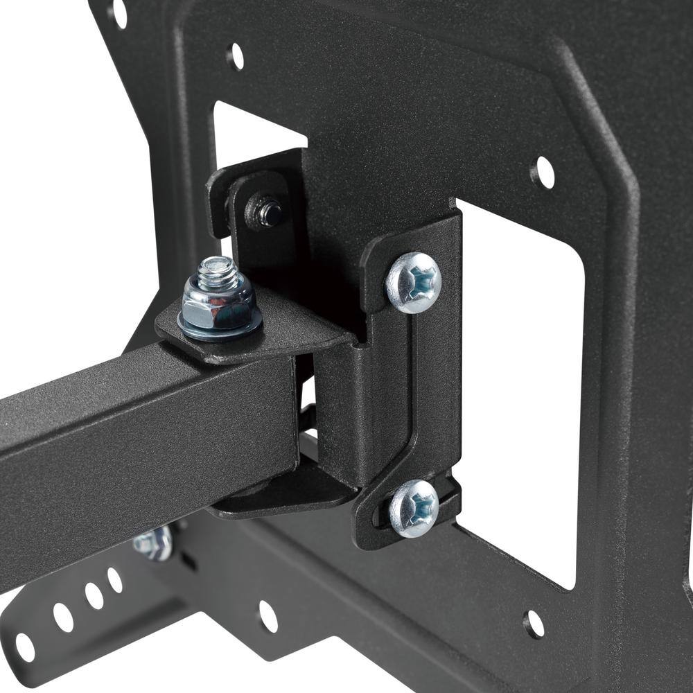 Black Full-Motion Wall Mount for 23-55 Inch TVs