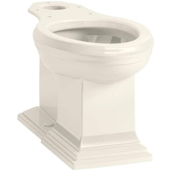 KOHLER Archer Comfort Height Elongated Toilet Bowl Only in Biscuit