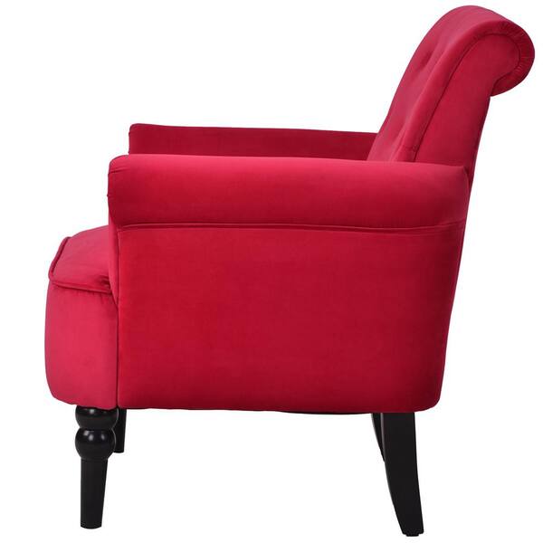 burgundy arm chairs