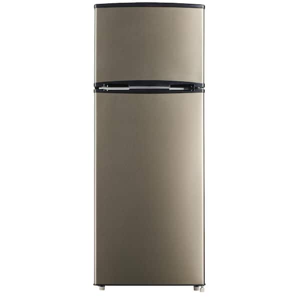 ARCTIC CHEF 7.5 cu. ft. Refrigerator with Top Freezer in Stainless Look