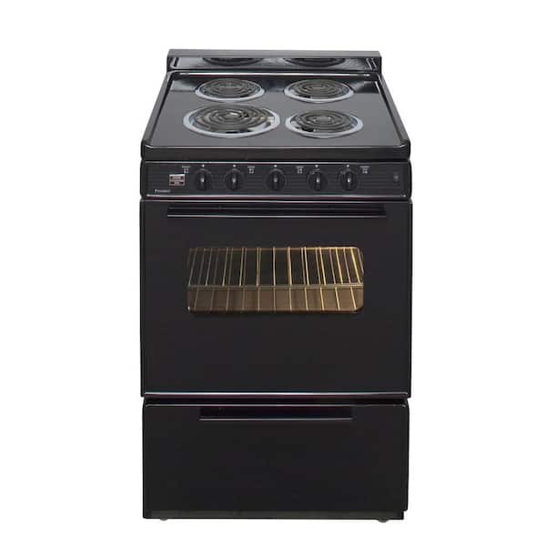 Unbranded 24 in. 2.97 cu. ft. Electric Range in Black