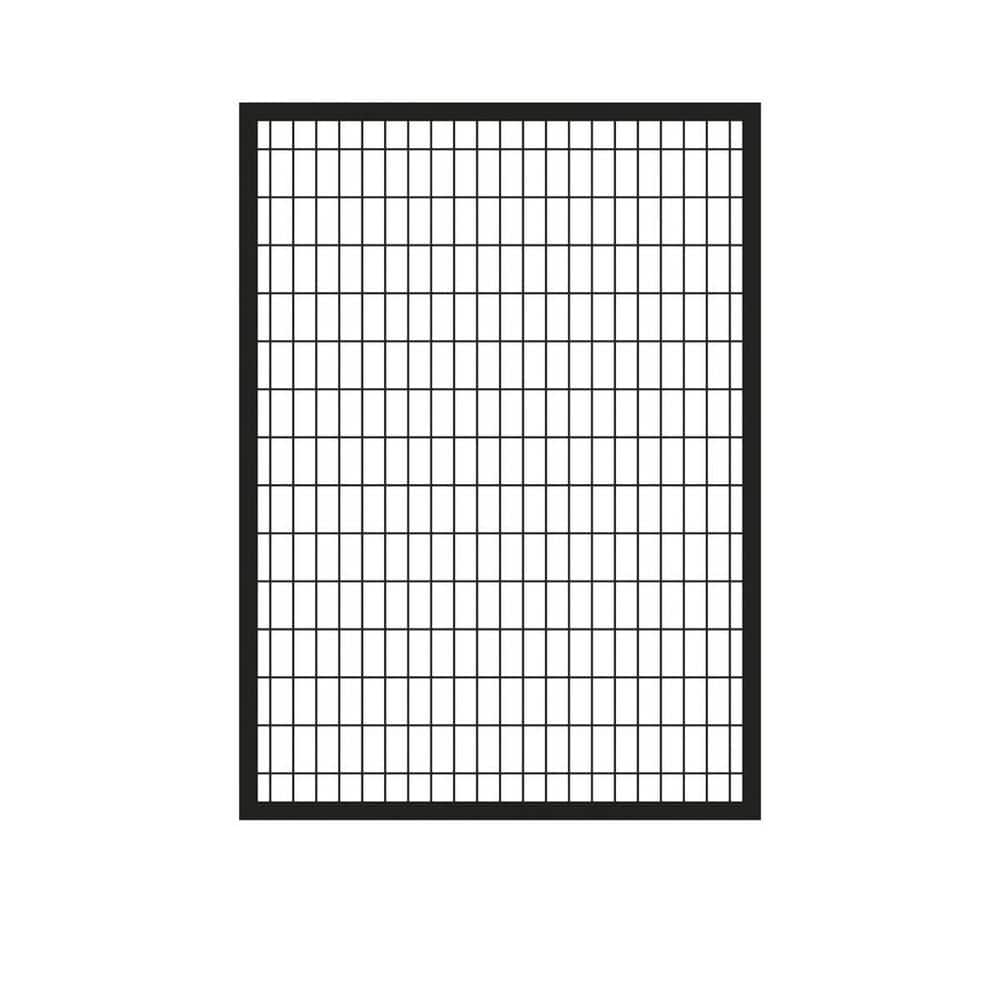 Deco Grid 5ft H x 4ft W Black Steel Gate price history on PriceWatchPro