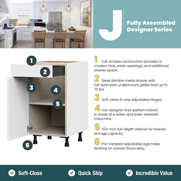 J COLLECTION Medora Textured Slab Walnut Assembled Pullout Left Spice Rack Kitchen Cabinet (12 in. W x 34.5 in. H x 24 in. D)