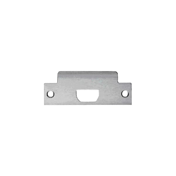Satin Chrome Commercial Strike Plate