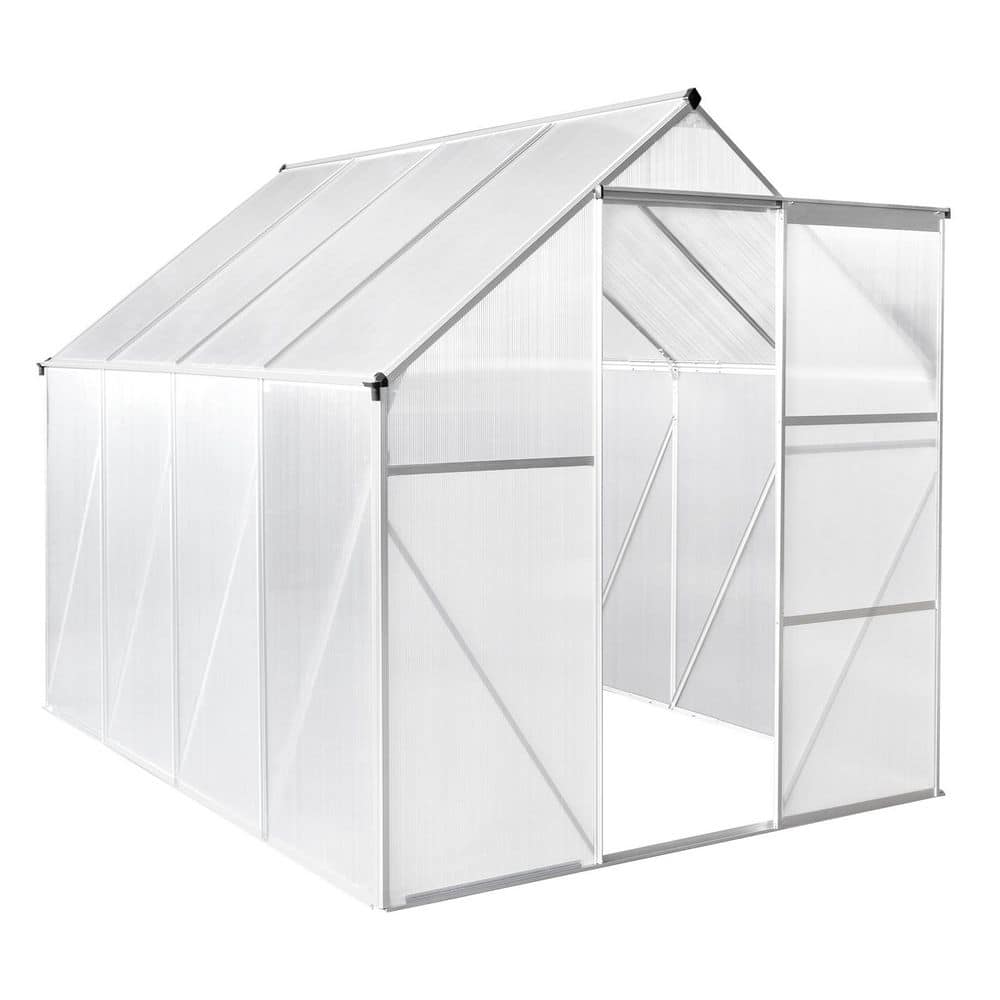 6 ft. x 8 ft. Aluminum-Framed Hybrid Polycarbonate Greenhouse price history on PriceWatchPro