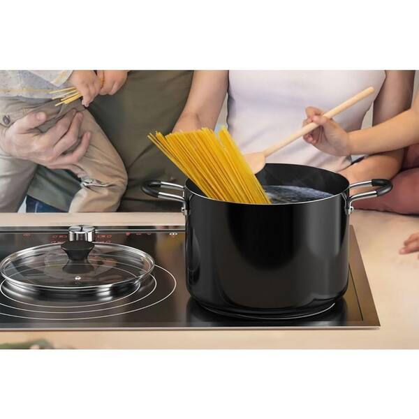 Cook N Home Professional 8 Qt. Aluminum Nonstick Deep Cooking Pot