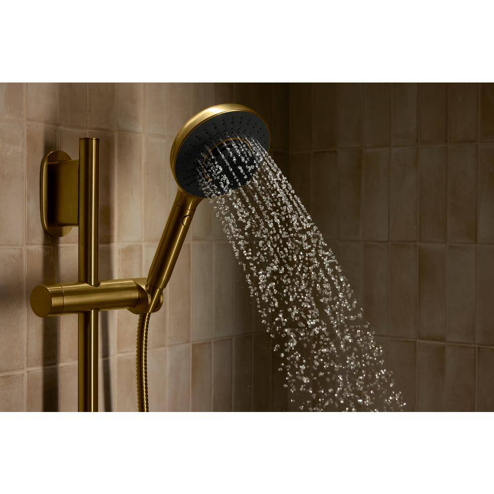 Polished Chrome Handheld Two-Function Showerhead with Cleansing Device
