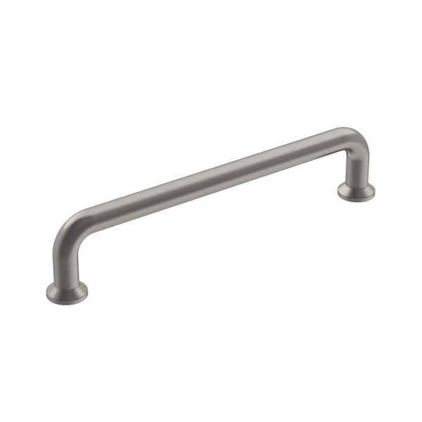 Amerock Factor 5-1/16 in. (128mm) Modern Satin Nickel Arch Cabinet Pull