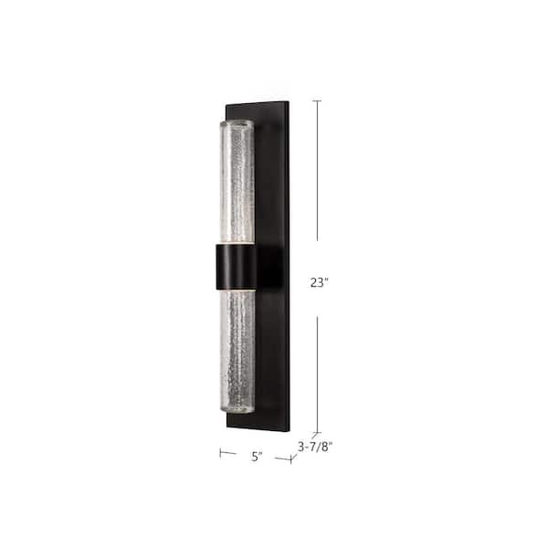 KUZCO Copenhagen 18-in 1-Light 16-Watt Black Integrated LED