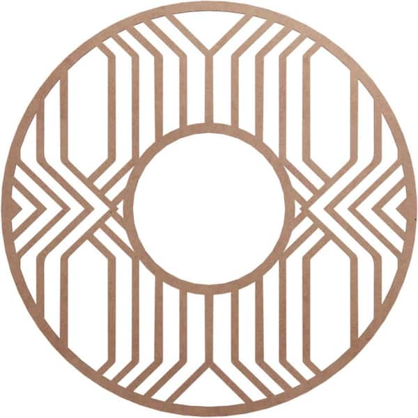 Ekena Millwork 0.25 in. x 40 in. x 40 in. Wood Medallion Moulding